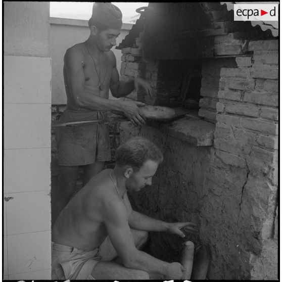 Bataillons de chasseurs à pied à El-Milia. [Description en cours]