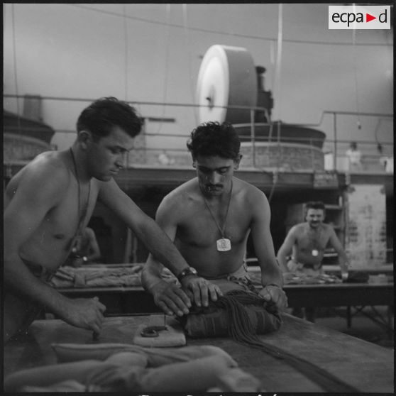 La 2e compagnie de livraison par air à Blida. [Description en cours]