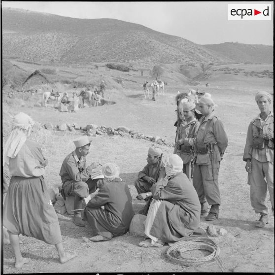 Le 2e groupe nomade à Teniet-el-Haad. [Description en cours]