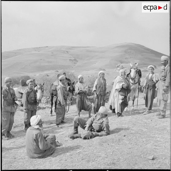 Le 2e groupe nomade à Teniet-el-Haad. [Description en cours]