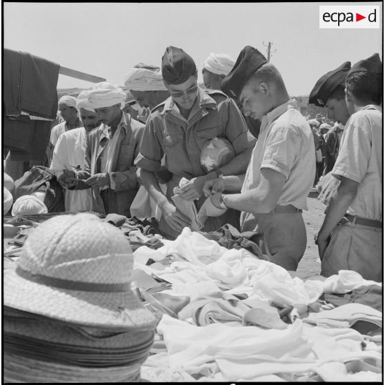 Scène de marché. [Description en cours]