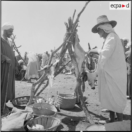 Scène de marché. [Description en cours]