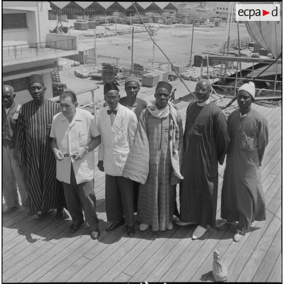 Une délégation d’origine africaine. [Description en cours]