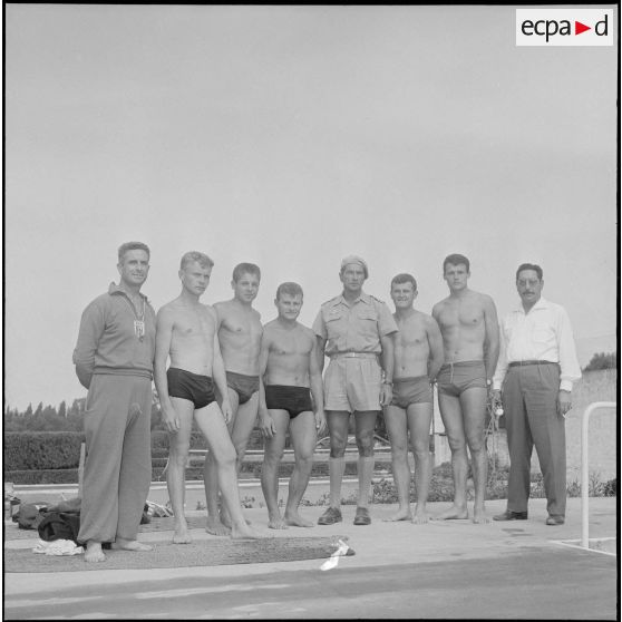 Championnat de natation d'Afrique du Nord à Maison-Carrée. [Description en cours]