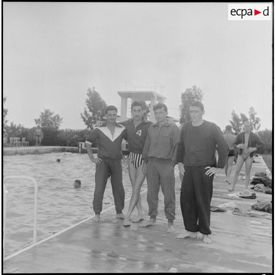 Championnat de natation d'Afrique du Nord à Maison-Carrée. [Description en cours]