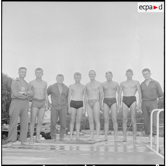 Championnat de natation d'Afrique du Nord à Maison-Carrée. [Description en cours]