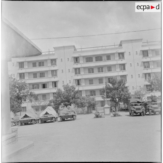 Scène de vie quotidienne militaire. [Description en cours]