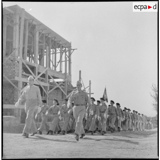 Présentation de l'école militaire préparatoire nord-africaine (EMPNA) de Koléa. [Description en cours]