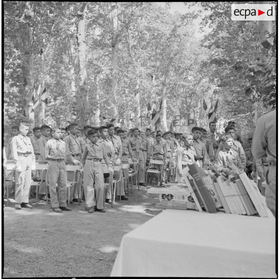 Présentation de l'école militaire préparatoire nord-africaine (EMPNA) de Koléa. [Description en cours]