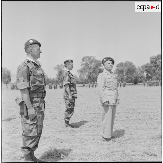 Prise d'armes du 14e RCP. [Description en cours]