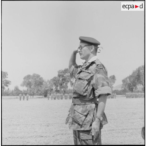 Prise d'armes du 14e RCP. [Description en cours]