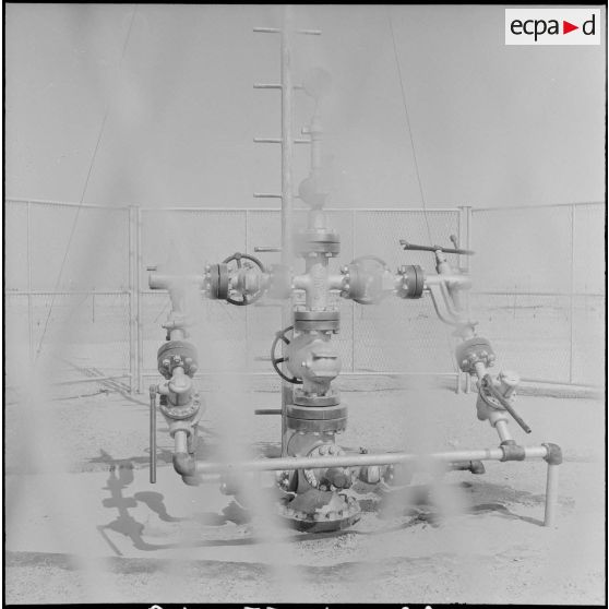 Le 2/1er RAC et les pistes sahariennes à Hassi-Messaoud. [Description en cours]