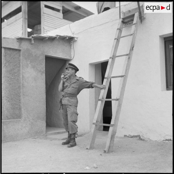Le 3e bataillon de la DBFM (demi-brigade de fusiliers marins) et la pacification à Bab-el-Assa.  [Description en cours]