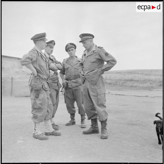 Le 3e bataillon de la DBFM (demi-brigade de fusiliers marins) et la pacification à Bab-el-Assa.  [Description en cours]