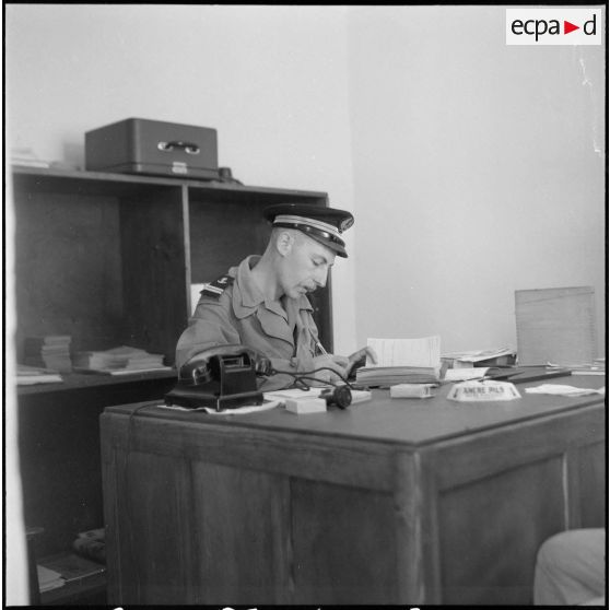 Le 3e bataillon de la DBFM (demi-brigade de fusiliers marins) et la pacification à Bab-el-Assa.  [Description en cours]