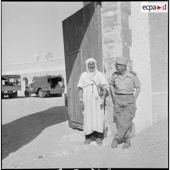 La 2e CSG (2e compagnie saharienne du génie) au Fort-Lallemand. [Description en cours]