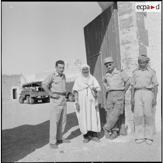 La 2e CSG (2e compagnie saharienne du génie) au Fort-Lallemand. [Description en cours]