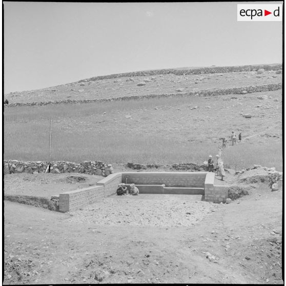 Vie quotidienne d'appelés en Algérie. [Description en cours]