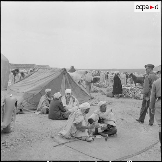 Détachement du 9e groupe de spahis algériens (9e GSA). [Description en cours]