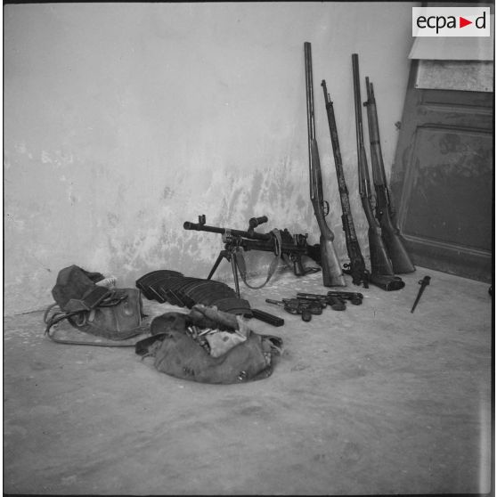 Le général Bertron à la ferme Montaigu. [Description en cours]