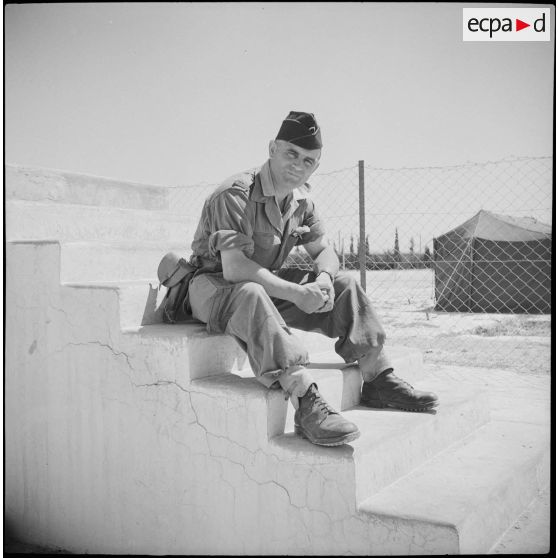 Le général Bertron à la ferme Montaigu. [Description en cours]