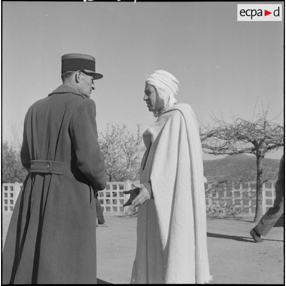 Opération avec la 1re compagnie du 21e bataillon de chasseurs à pied. [Description en cours]