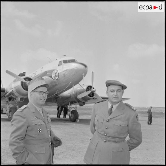 Inauguration de la première liaison Alger-Sétif par la compagnie Air France. [Description en cours]