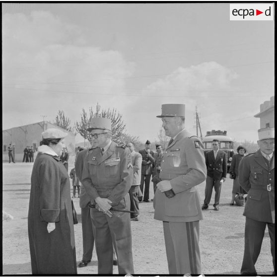 Inauguration de la première liaison Alger-Sétif par la compagnie Air France. [Description en cours]