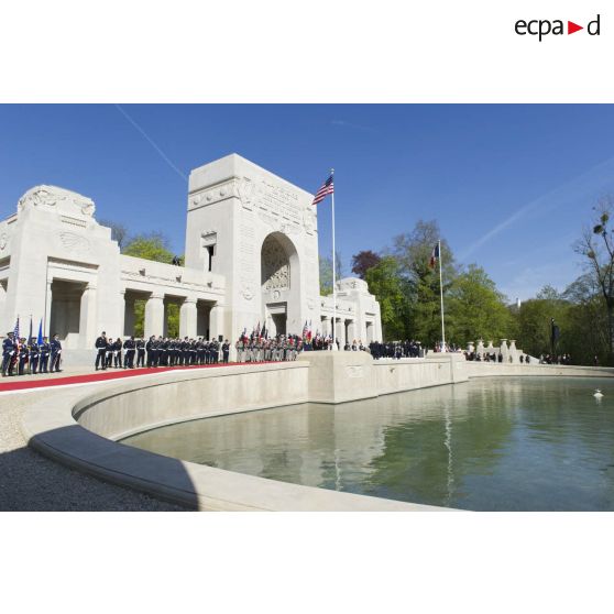 Centenaire de l'escadrille La Fayette à Marnes-la-Coquette.