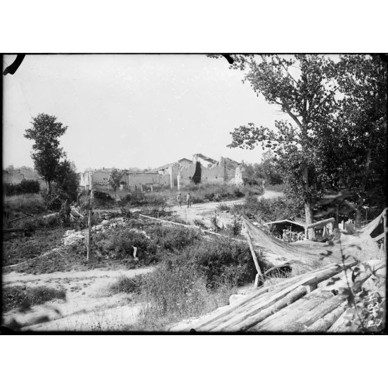 St Hilaire le Grand. Marne. Ruines. [légende d'origine]