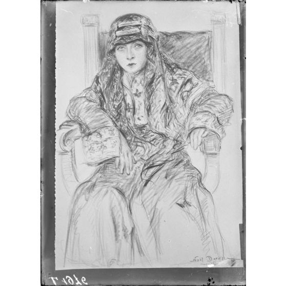 Reproduction de Mousouf Okly. Dessin de Noël Dorville. [légende d'origine]