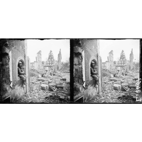 Verdun, ruines. [légende d'origine]