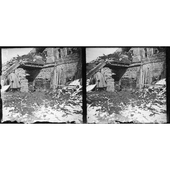 Fort de Souville, le général Corvisart. [légende d'origine]