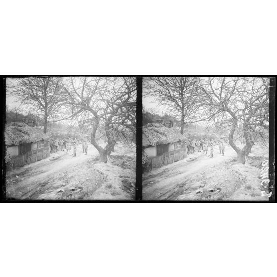 Verdun, cote 326, le poste de commandement. [légende d'origine]