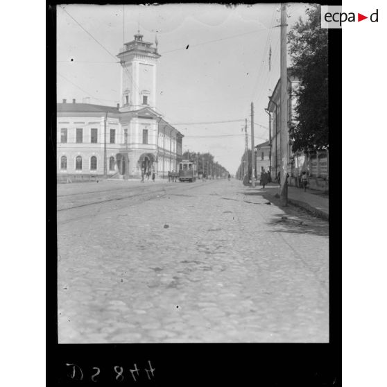 Arkhangelsk. Trosky prospect. La Sobornaïa. [légende d'origine]