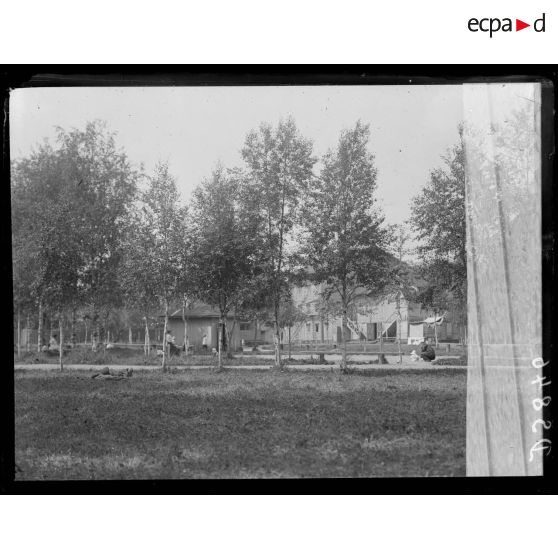Arkhangelsk. Le parc et le théâtre. [légende d'origine]