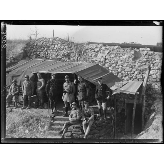 Souain. Marne. Le bureau de la place. [légende d'origine]