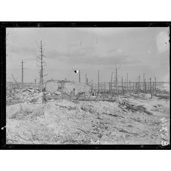 Mont Cornillet. Marne. Blockhaus sur la pente sud. [légende d'origine]