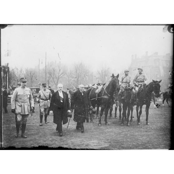 Strasbourg. Voyage de Mr Poincaré. Arrivée du Président. [légende d'origine]