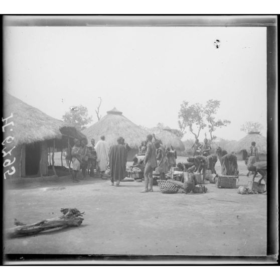 Route de Tibati à N'Gaoundéré. Campement de N'Galaka. [légende d'origine]
