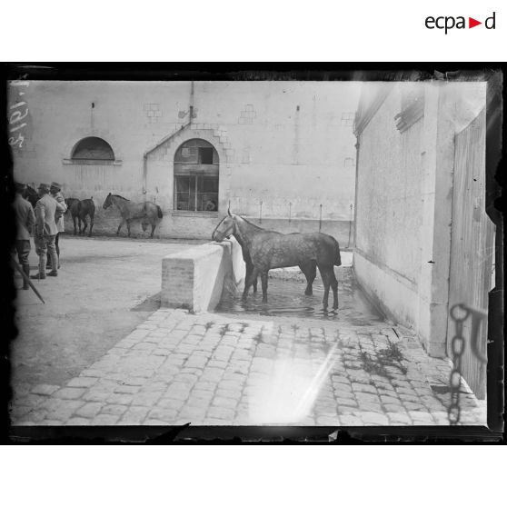 Châlons-sur-Marne. Caserne Tirlet. Pédiluve. [légende d'origine]
