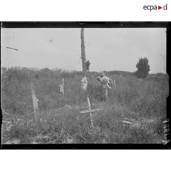 Aubérive. Marne. Cimetière allemand. [légende d'origine]