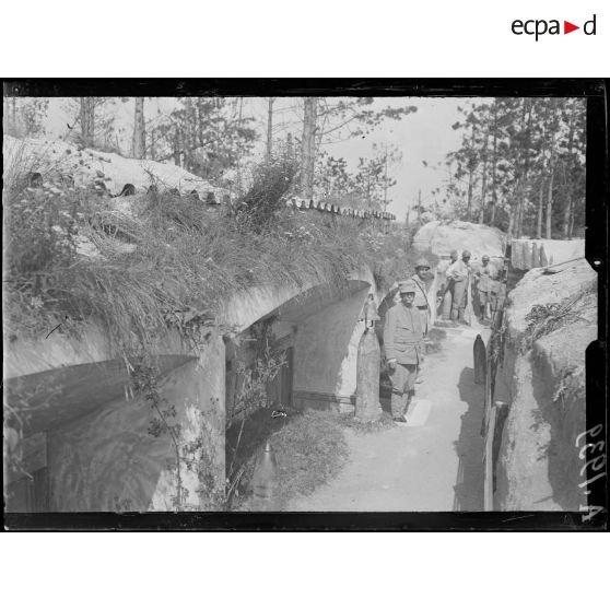 Aubérive. Marne. P.C. Julien. P.C. du colonel. [légende d'origine]