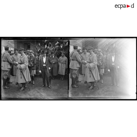 Massevaux. Alsace. Fête anniversaire de l'entrée des français. Le Maire de Massevaux. [légende d'origine]