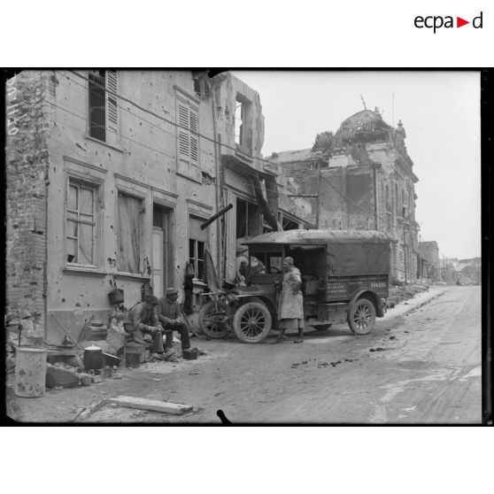 Popotte du service établie à Montdidier. [légende d'origine]