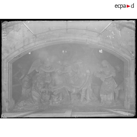 Saint-Mihiel. Eglise Saint-Etienne. Le Saint-Sépulcre de Ligier-Richier. [légende d'origine]