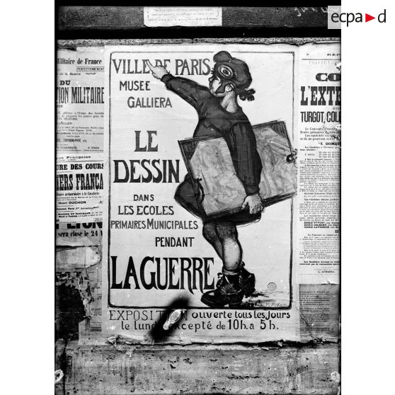 L'affiche de l'exposition. [légende d'origine]