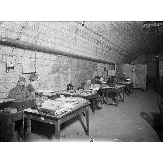 Verdun, état-major du général Dubois. [légende d’origine]