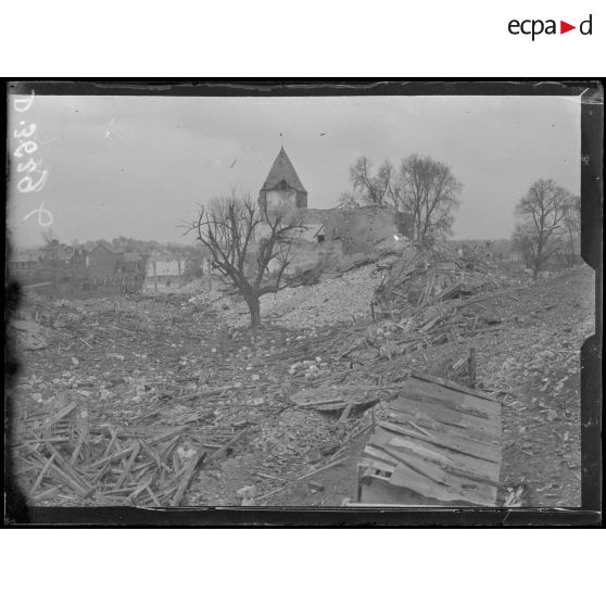 Ham (Somme), intérieur du château. [légende d'origine]