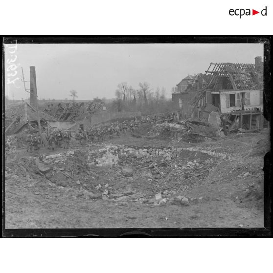 [Ham, Somme, ruines.]